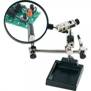 BB81 Zestaw trzecia ręka lupa + uchwyt do lutowania 3