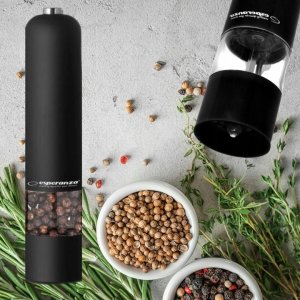 EKP001K MŁYNEK elektryczny DO MIELENIA PIEPRZU SOLI PRZYPRAW MALABAR CZARNY 5