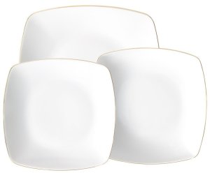 Serwis obiadowy dla 12 osób 44 el. Akcent Złota Linia 3603 2