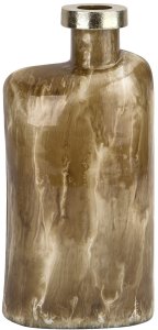 Wazon szklany 30 cm beżowo-brązowy IR0036 3
