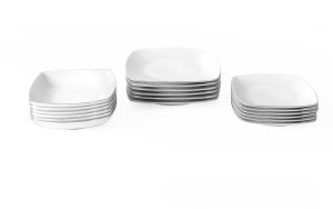 Serwis obiadowy dla 12 osób 44 el. Akcent Platynowa Linia 9718 4