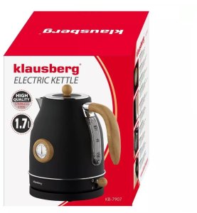 Czajnik elektryczny z termometrem 1,7 L czarny KB-7907 10