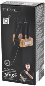 Zestaw noży w bloku 6 el. Taylor 10