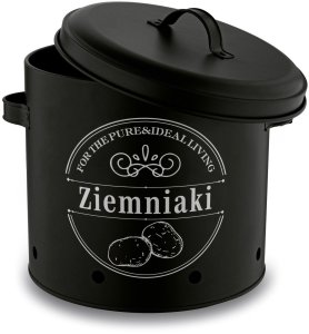 Komplet 3 pojemników do przechowywania Ziemniaki Cebula Czosnek 5