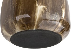 Wazon szklany 37 cm beżowo-brązowy IR0038 5