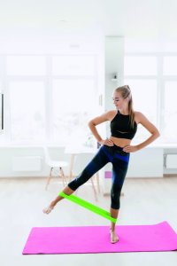 TG60274 GUMY 4 x TAŚMY DO ĆWICZEŃ FITNESS ZESTAW + pokrowiec 7