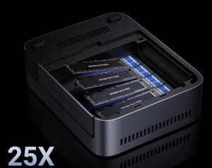 UGREEN NASync DXP480T Plus 4-Bay i5-1235U 10-rdzeniowy 8 GB DDR5 2