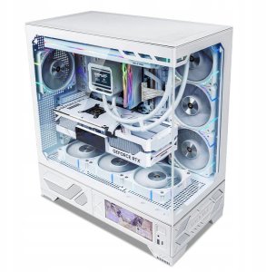 Obudowa komputerowa Valkyrie VK03 LCD White (VK-CASE03LCDW) 5