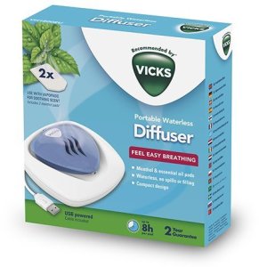 Dyfuzor zapachowy Vicks Przenośny Dyfuzor Zapachów Vh1800Eu Bez Wody 4