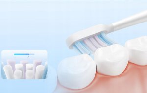 Końcówki do szczoteczki sonicznej XIAOMI T501 białe 2 szt. wybielanie 4