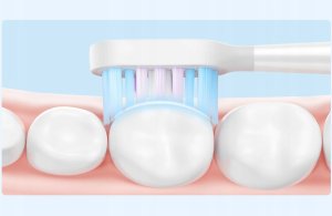 Końcówki do szczoteczki sonicznej XIAOMI T501 białe 2 szt. wybielanie 5