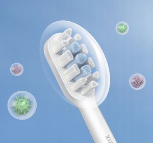 Końcówki do szczoteczki sonicznej XIAOMI MIJIA T301 T302 3szt CZARNE 3