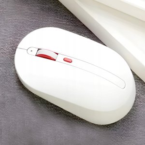 Xiaomi MWMM01 bezprzewodowa mysz USB + Bluetooth myszka 2w1 cicha OBURĘCZNA MIIIW-WHITE 2