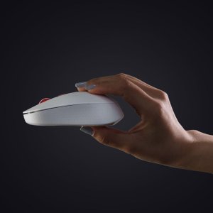 Xiaomi MWMM01 bezprzewodowa mysz USB + Bluetooth myszka 2w1 cicha OBURĘCZNA MIIIW-WHITE 6