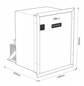 Lodówka turystyczna Yolco Lodówka kompresorowa QL40 Silver 6