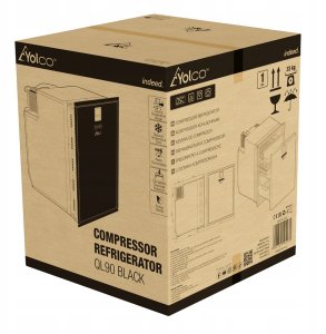 Lodówka turystyczna Yolco Lodówka kompresorowa QL90 Black 6