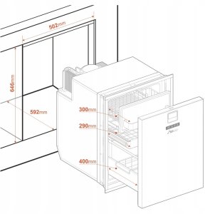 Lodówka turystyczna Yolco Lodówka kompresorowa QL90 Black 9
