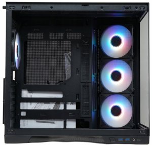 Obudowa do komputera ZENPC Cube Black 4x Fander P12 PWM PST ARGB 3