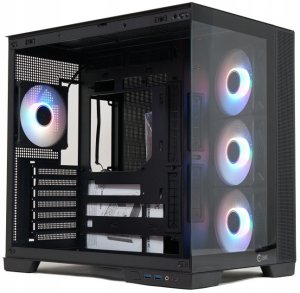 Obudowa do komputera ZENPC Cube Black 4x Fander P12 PWM PST ARGB 5