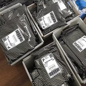 Zenwire Etykiety Termiczne Samoprzylepne 3-pak 250 szt Rolki 50x30 mm do Mini Drukarki TP-210 5