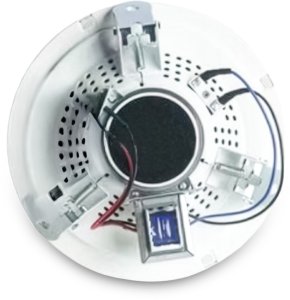 Głośnik sufitowy bezramkowy 5'' 100V AB114FL Audioport one size 3