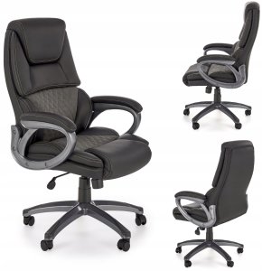 Fotel biurowy STEVEN czarny/szary HALMAR 2