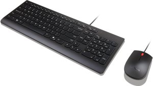 Klawiatura + mysz Lenovo Essential Wired Combo Keyboard and Mouse | Keyboard and Mouse Set | Wired | Mouse included | estoński | Black 3