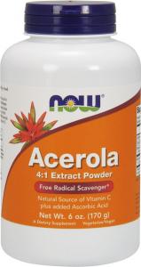 NOW Foods Acerola 4:1 Extract Powder 170g 1