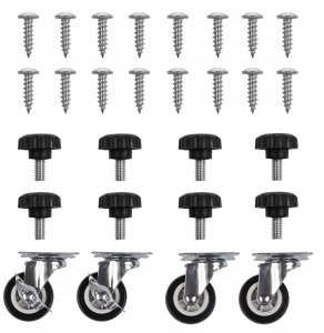MACLEAN PODSTAWA POD PRALKĘ RUCHOMA, BLOKADA KÓŁEK, SZER. 700-900MM, UNIWERSALNA, DO 200KG MC-119 B 4
