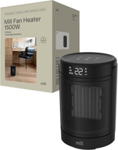Mill FH1500BLACK | Ceramic fan heater | 1500 W | Suitable for rooms up to 22 m² | Black 2