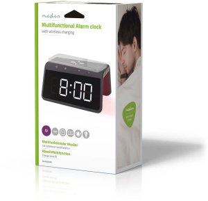 Radio Nedis Budzik Nedis WCACQ30BK 5–15 W 2x alarm podświetlenie Czarny 10