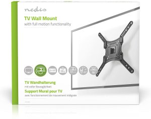 Nedis TVWM1330BK uchwyt do telewizorów 139,7 cm (55") Czarny 5