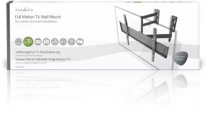 Nedis TVWM5350BK uchwyt / stojak do monitorów 177,8 cm (70") Ściana Czarny 6
