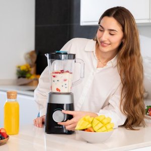 Cecotec Maišytuvas | Power Juodas Titanium 1300MAX B | Tabletop | 1300 W | Jar material Plastic | Jar capacity 1.5 L | Ice crushing | Juodas 4