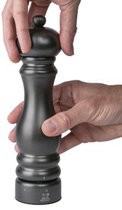 PARIS CHEF CARBONE Młynek do soli 22 cm, u-select 7