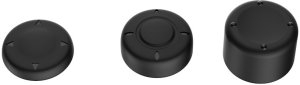 YAXO Nakładki na joysticki Joy-Con THUMBSTICK SET do NS2 Techno Black 3