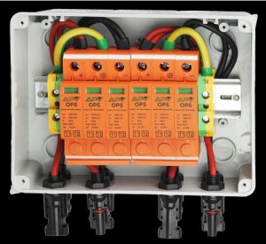 Rozdzielnica fotowoltaiczna PV 1000V DC IP65 32A - 2 stringi 2