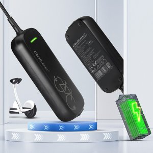 Qoltec Szybka Ładowarka Pro do roweru Bosch 36V | 42V | 2A  + kabel zasilający 6