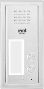 6025/402 URMET Zestaw domofonowy z dwoma przyciskami wywołania, podtynkowy 6