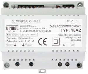 6025/402 URMET Zestaw domofonowy z dwoma przyciskami wywołania, podtynkowy 7