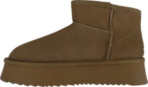 Buty damskie skórzane Solo Soprani Couture Hugh Platform oliwkowe SSW421P05 06 40 5