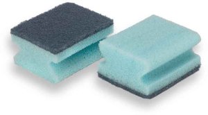 Zmywak profilowany z enzymami Vileda Pro Clean 3 szt. 11