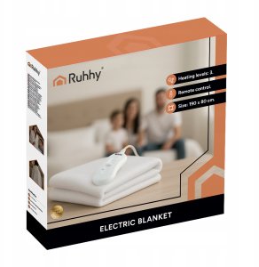 Mata- koc elektryczny 190x80cm Ruhhy 26200 2