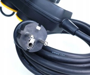 Przedłużacz budowlany 4 gniazda 10m 3x1,5 PB/0202-3-10M IP44 3x1,5 Rum-Lux CZARNY 5