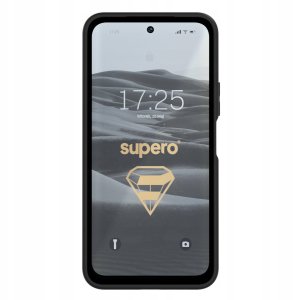 SUPERO Etui matowe Supero Magmat MagSafe do Xiaomi Redmi 15 5G/4G, czarne + szkło 3