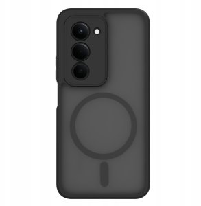 SUPERO Etui matowe Supero Magmat MagSafe do Xiaomi Redmi 15 5G/4G, czarne + szkło 7