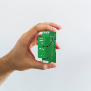 Shelly Wave Pro Dimmer 2PM – Ściemniacz oświetlenia Z-Wave, 2 kanały, bezprzewodowy do LED i halogenów, montaż na szynie DIN 2