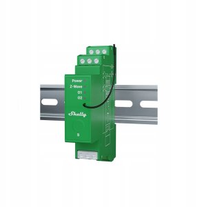 Shelly Wave Pro Dimmer 2PM – Ściemniacz oświetlenia Z-Wave, 2 kanały, bezprzewodowy do LED i halogenów, montaż na szynie DIN 3