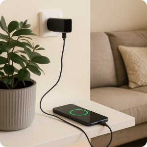 MINI KAMERA WIFI SZPIEGOWSKA UKRYTA W GNIAZDKU ANDROID ZDALNY PODGLĄD RUCHU 3