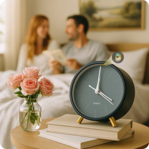 MINI KAMERA WIFI SZPIEGOWSKA UKRYTA W BUDZIKU ANDROID ZDALNY PODGLĄD 4